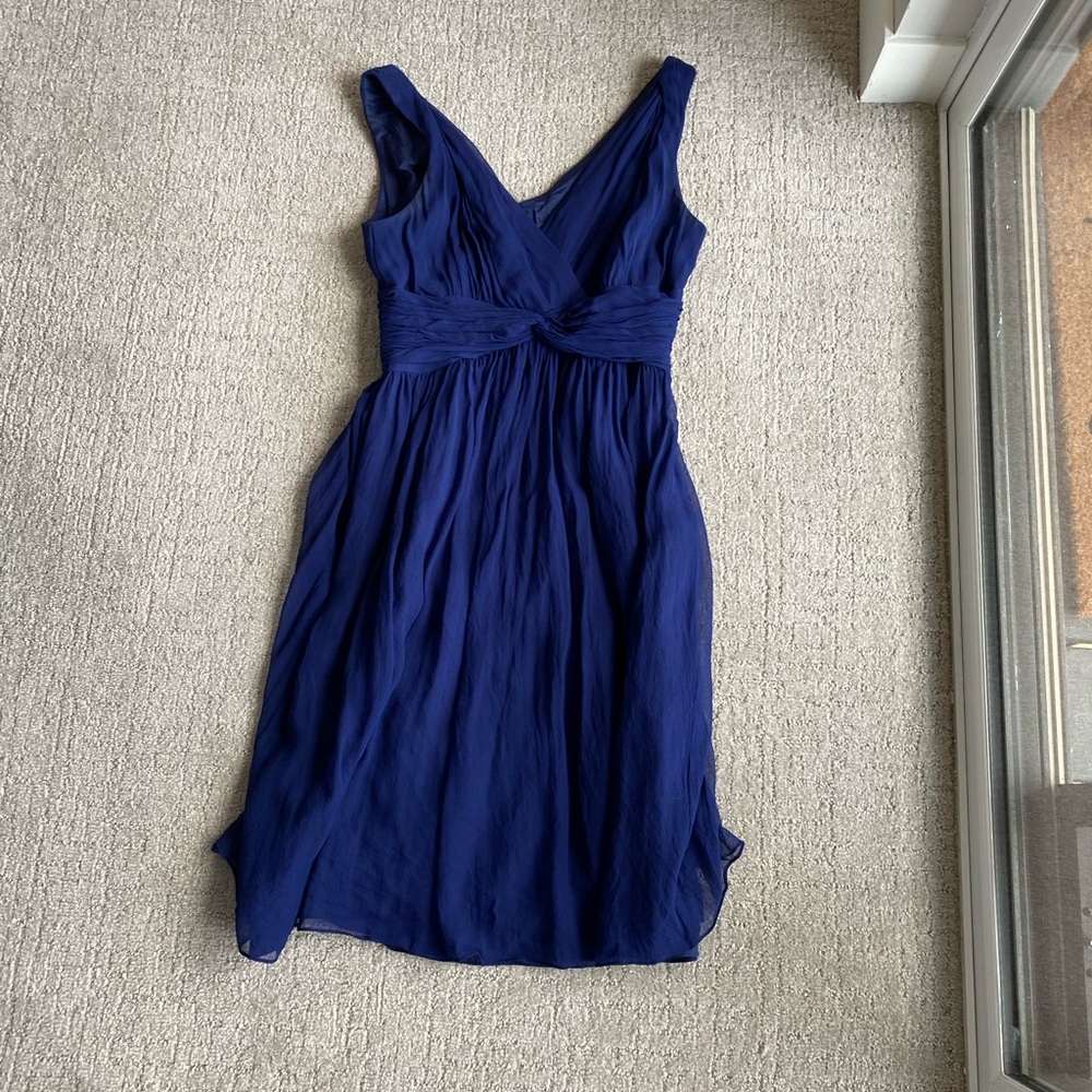 Blue bridesmaid dress